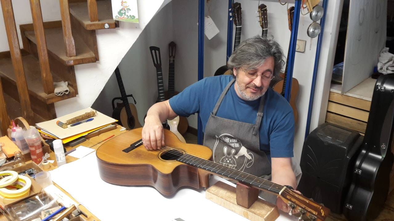 Michele Della Giustina at work