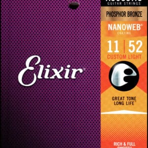 Struny do gitary akustycznej Elixir 11-52