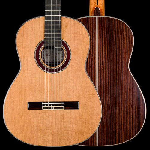 Hiszpańska gitara klasyczna z serii profesjonalnej wykonana przez warsztat lutniczy pod egidą Prudencio Saez w wersji 7/8 (630mm)